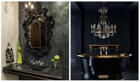 Banheiro gótico: 20 fotos de decoração para se inspirar