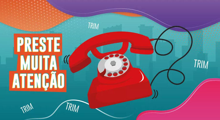 Big Fone vermelho com a frase "preste muita atenção". Terá Big Fone essa semana