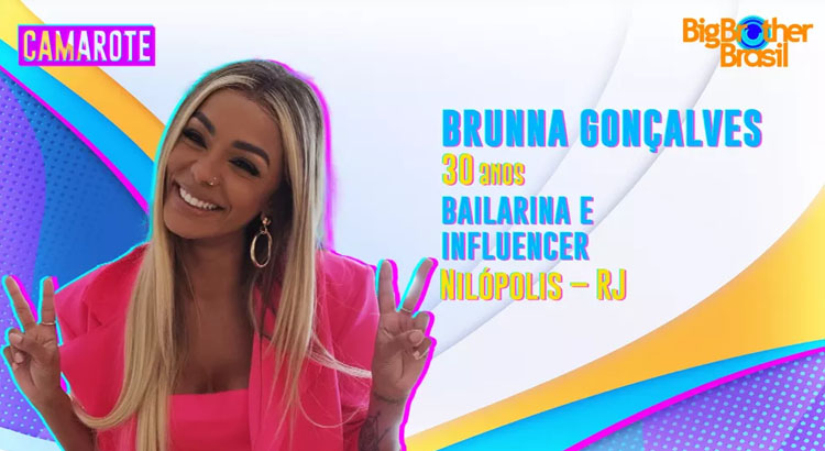 Brunna Gonçalves é uma das participantes da lista do BBB 22