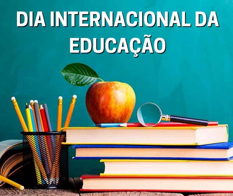 Foto sobre o Dia Internacional da Educação.