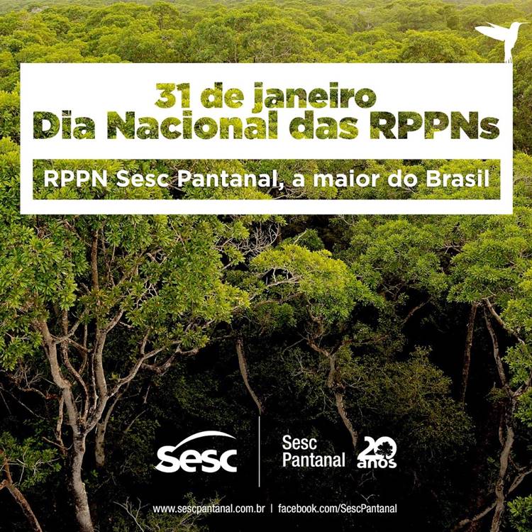 Foto sobre o Dia Nacional das Reservas Particulares do Patrimônio Natural.