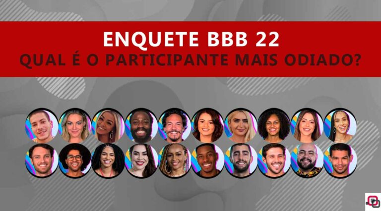 Enquete BBB 22 participante odiado