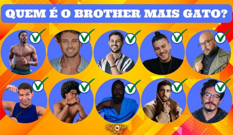 Foto com os brothers do BBB 22.