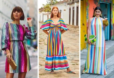 Vestido arco-íris: tudo sobre a tendência, dicas de looks e fotos