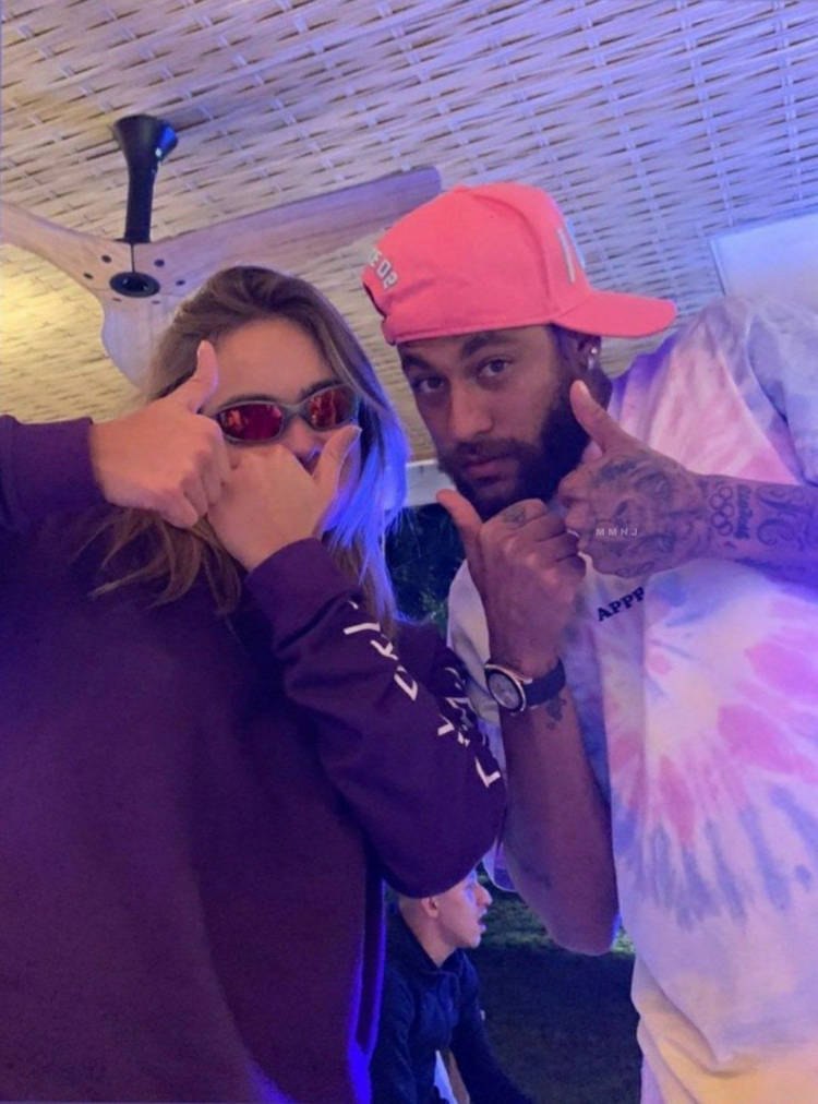 Bárbara Heck e Neymar