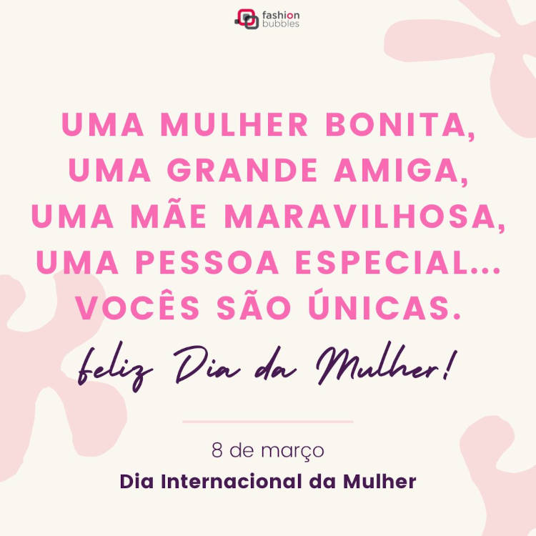 Frase sobre mulher ser única