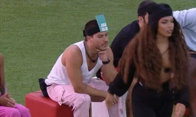Arthur e Maria no 3º Jogo da Discórdia do BBB 22 Arthur e Maria