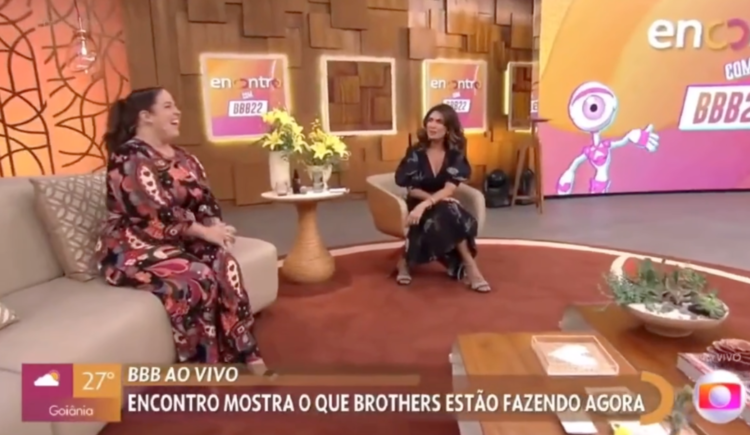 Tati Machado, Fátima Bernardes, BBB Tati Machado, Fátima Bernardes, BBB