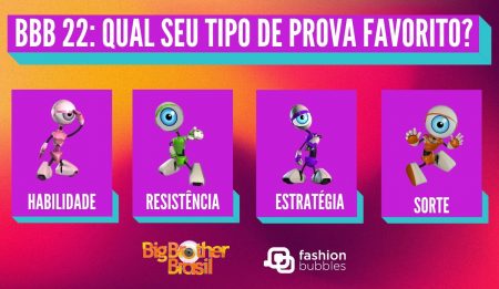Foto de enquete BBB 22: qual seu tipo de prova favorito?