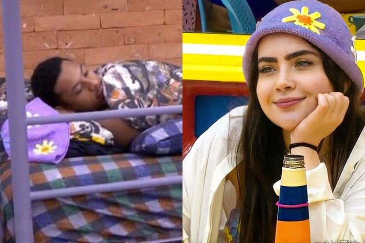 Jade e Paulo André trocam flertes na festa e atleta dorme com o chapéu de Jade Jade e Paulo André trocam flertes na festa e atleta dorme com o chapéu de Jade