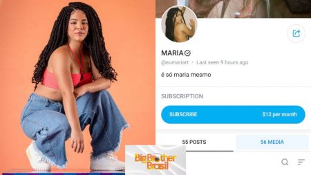 Maria com conta no Onlyfans