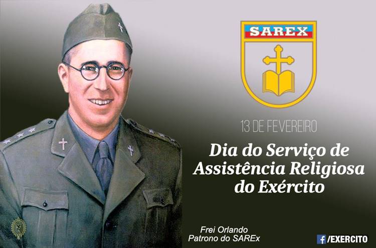 Foto sobre o Dia do Serviço de Assistência Religiosa do Exército.