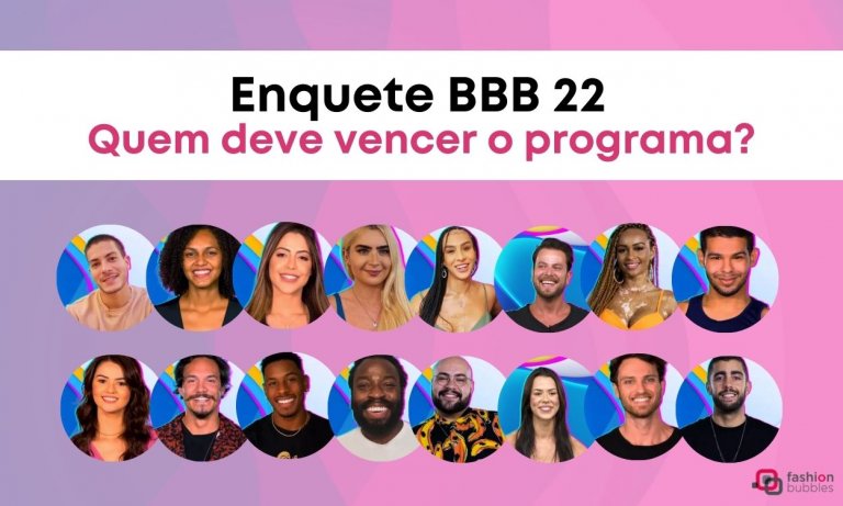 Enquete BBB 22: após a eliminação de Brunna, quem deve vencer o reality?