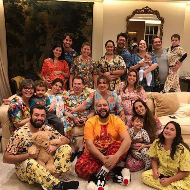 Foto da família do ator.