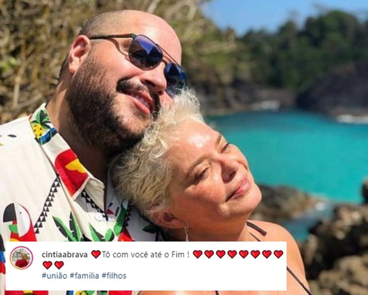 Foto de Tiago e sua mãe, Cintia.