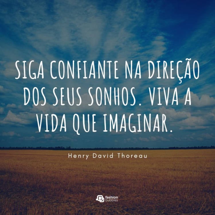 Frase de Henry David Thoreau