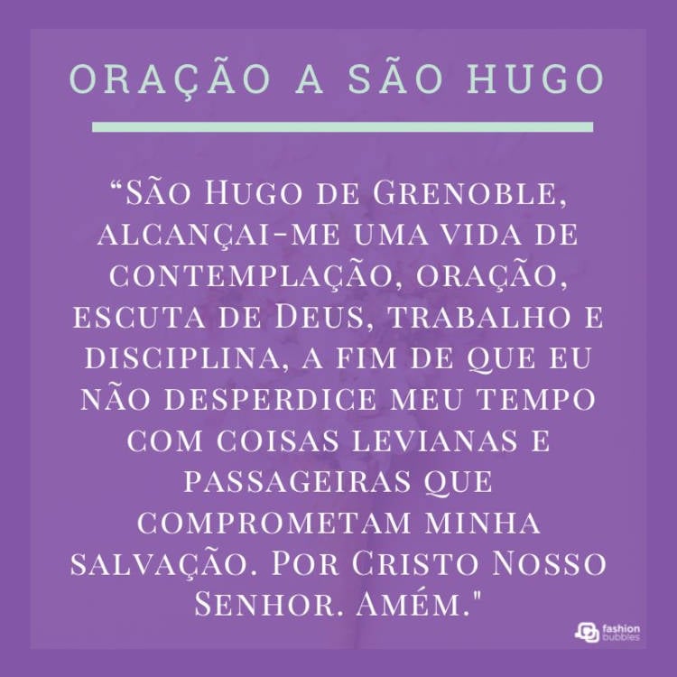 Oração a São Hugo
