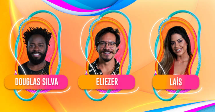 9º Paredão do BBB 2022: Douglas Silva, Eliezer e Laís 9º Paredão do BBB 2022