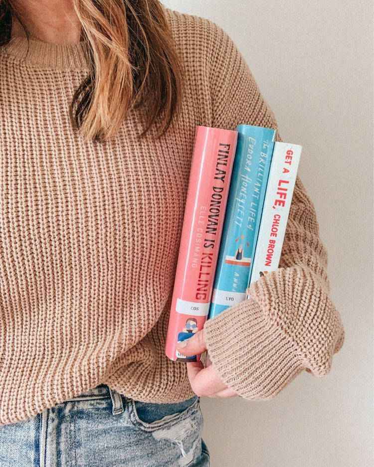 Foto tumblr de inverno com livros