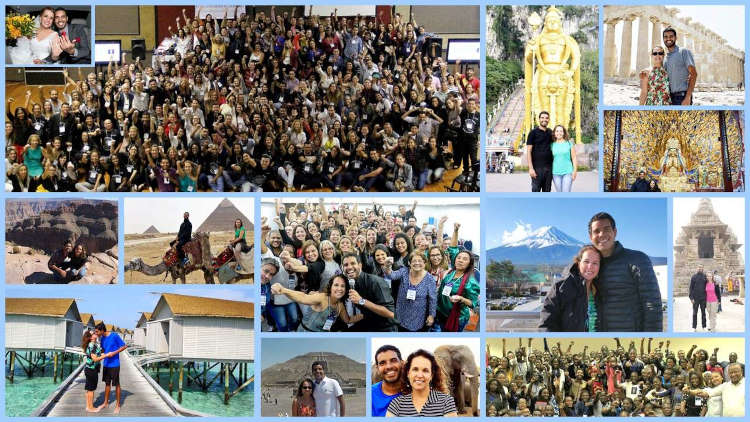montagem com fotos de terapeutas formados pela Escola de Heróis Escola de Heróis