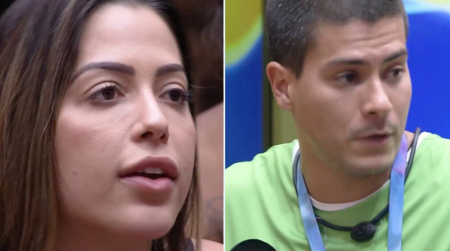 Laís e Arthur Aguiar bateram boca no BBB 22