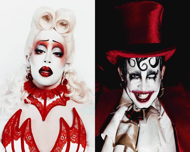 Drag queen Gloria Groove em seu clipe "A Queda". Fotos da drag queen no clipe de "A Queda"