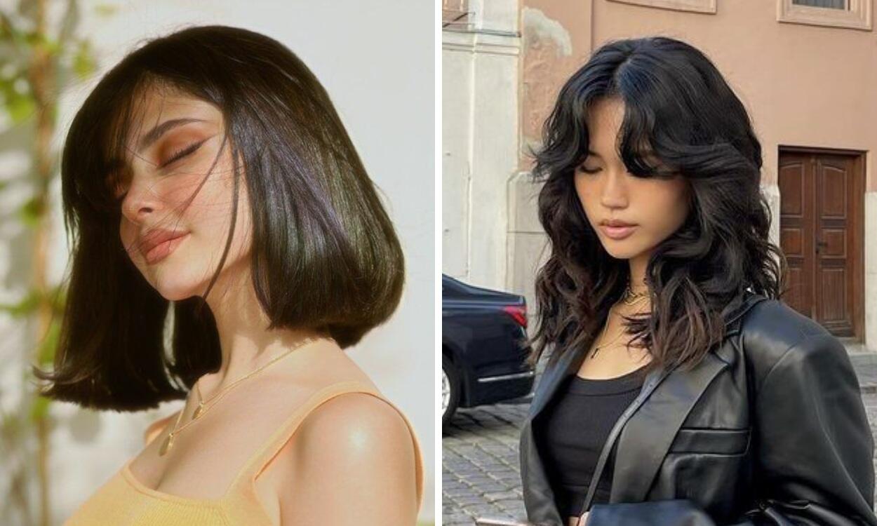 corte reto e assimétrico corte reto e assimétrico