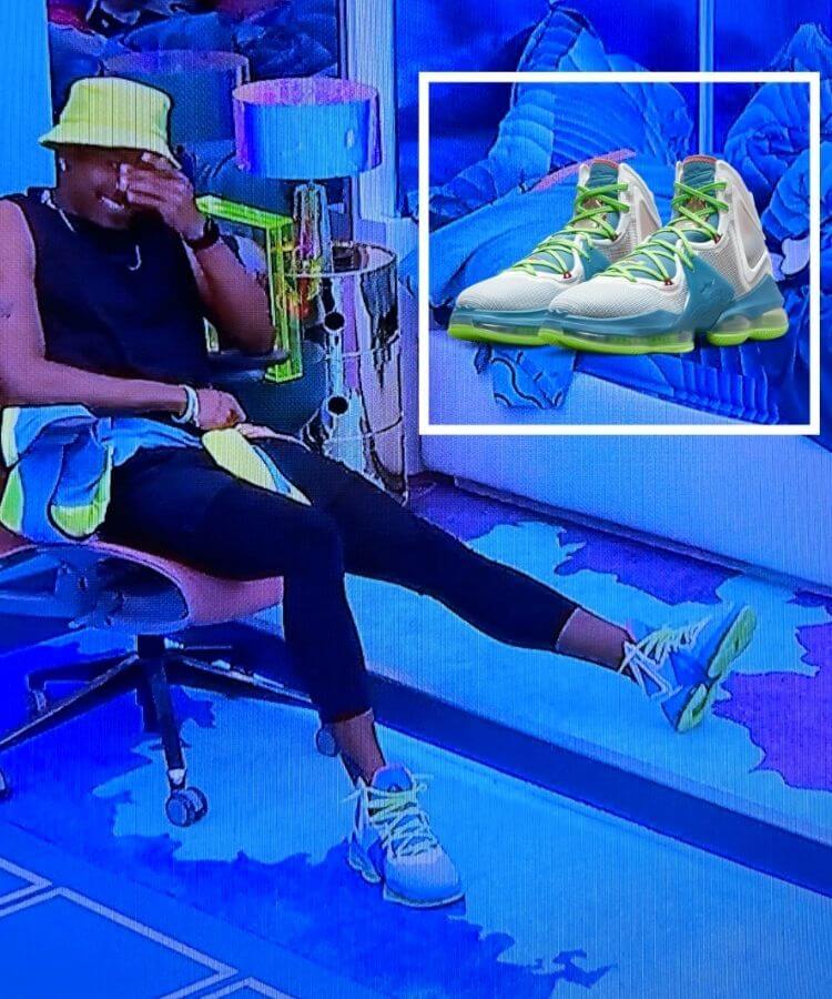 Tênis do Paulo André para a Festa do Líder no BBB 22
