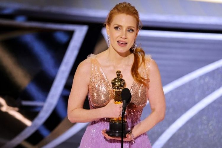 Jessica Chastain ganha prêmio de Melhor Atriz no Oscar 2022