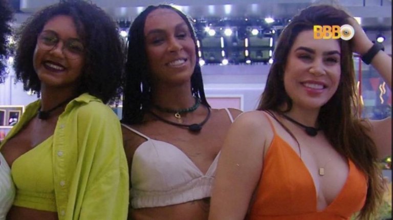 Jessi, Lina e Naiara Azevedo, no BBB 22