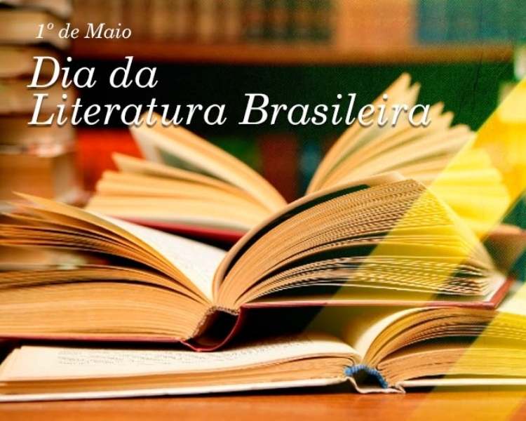 Foto sobre o Dia da Literatura Brasileira, 1º de maio.
