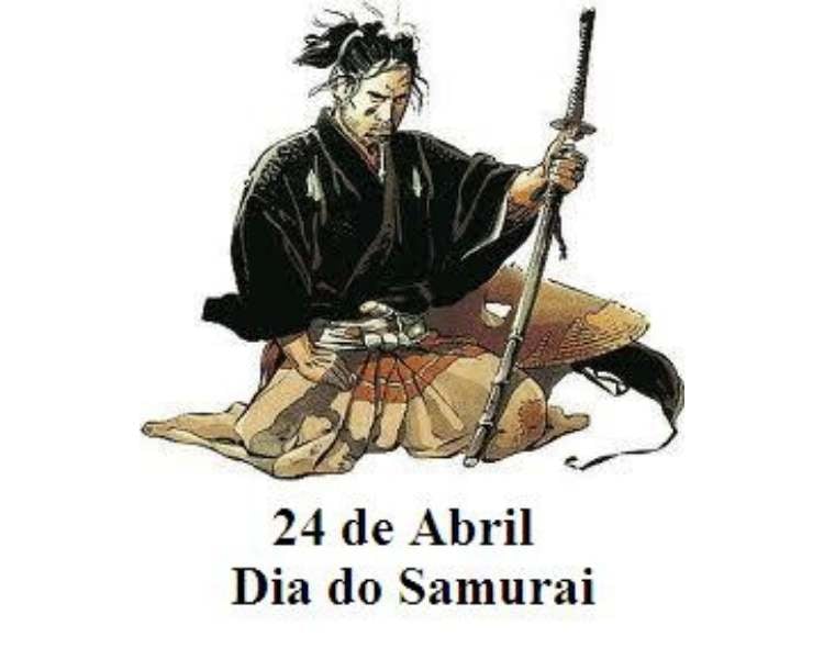 Foto sobre o Dia do Samurai.
