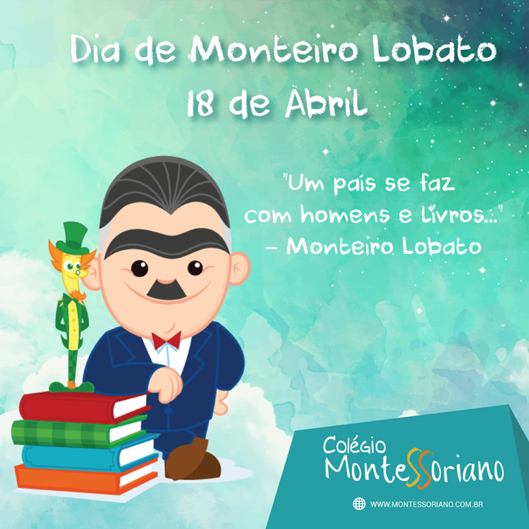 Foto sobre o Dia de Monteiro Lobato - 18 de abril.
