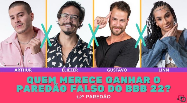 Enquete BBB 22: quem deve ir pro quarto secreto, Arthur, Eliezer, Gustavo ou Linn?