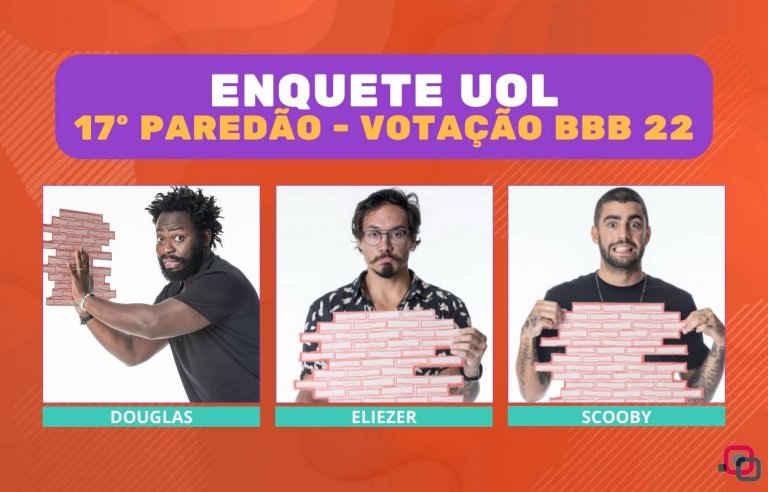 resultado parcial UOL 17º Paredão do BBB 22