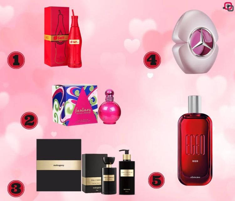 Presente de dia dos namorados: perfume
