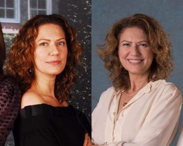 Foto de Patricia Pillar antes e depois de A Favorita.