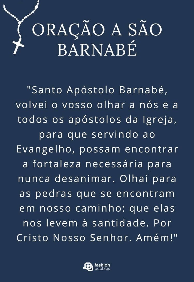 Oração a São Barnabé