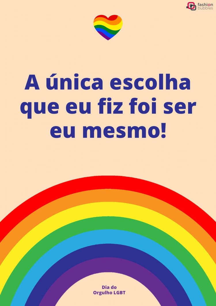 Frase do Dia do Orgulho LGBTQIA+