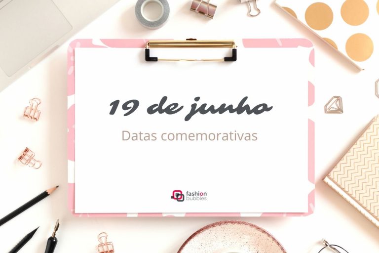 Foto de calendário com a data 19 de junho.
