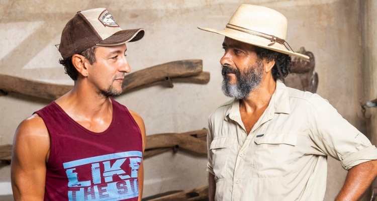 Zé Lucas e José Leôncio, pai e filho, em Pantanal