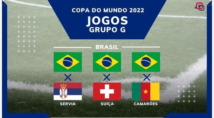 Copa do Mundo 2022: veja as datas e horários dos jogos do Brasil na  primeira fase