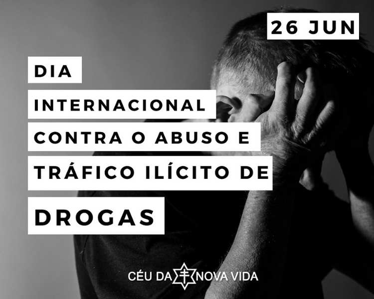 Foto sobre Dia Internacional contra o abuso e tráfico ilicito de drogas.