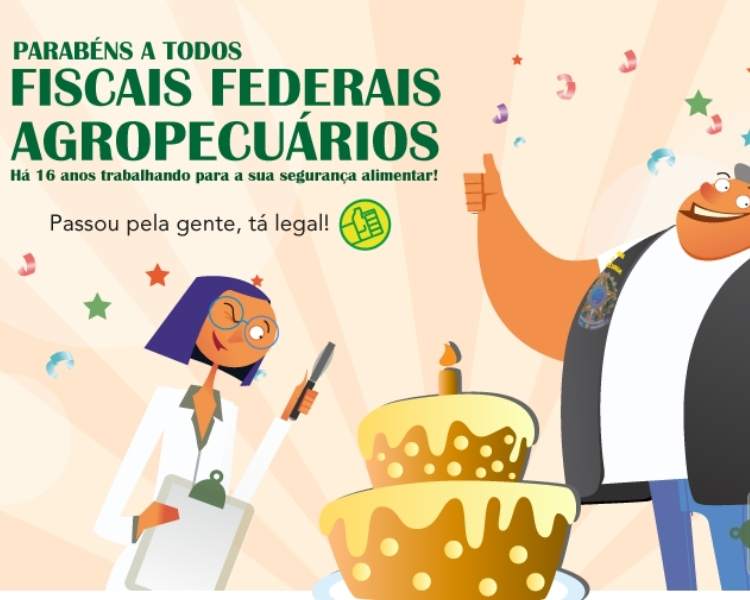 Foto sobre Dia Nacional do Fiscal Federal Agropecuário.