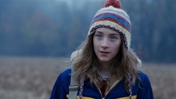 Atriz Saoirse Ronan em cena de "Um Olhar do Paraíso" filmes sobre espiritualidade