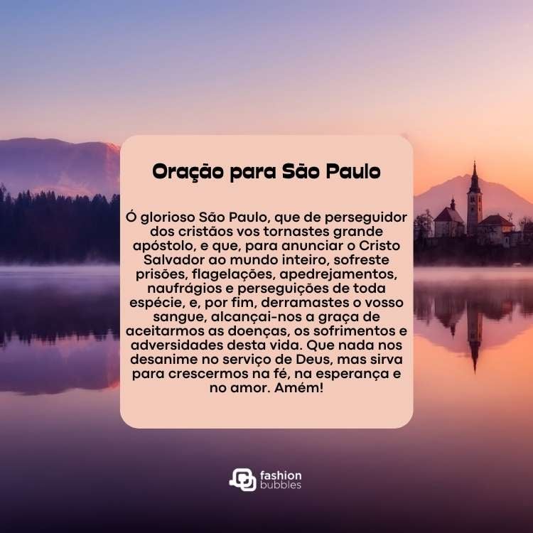 Oração Para São Paulo