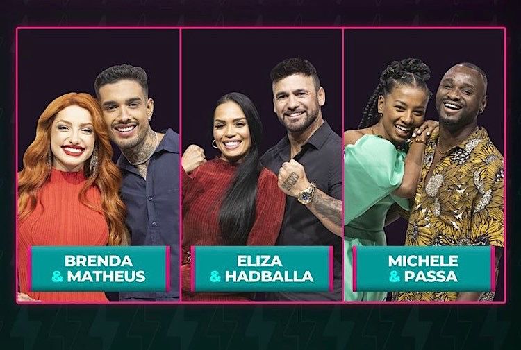 Power Couple, DR, Mussunzinho, Karol, Bruno Passa, Michele, Adryana, Albert, Hadballa, Eliza