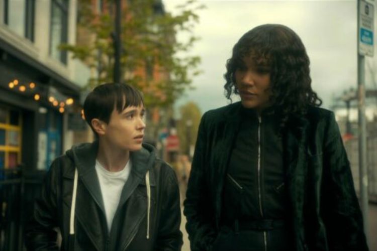 Viktor e Allison em The Umbrella Academy