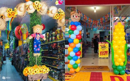 Vitrines de festa junina: 50 fotos e dicas de decoração para o São João em Visual Merchandising