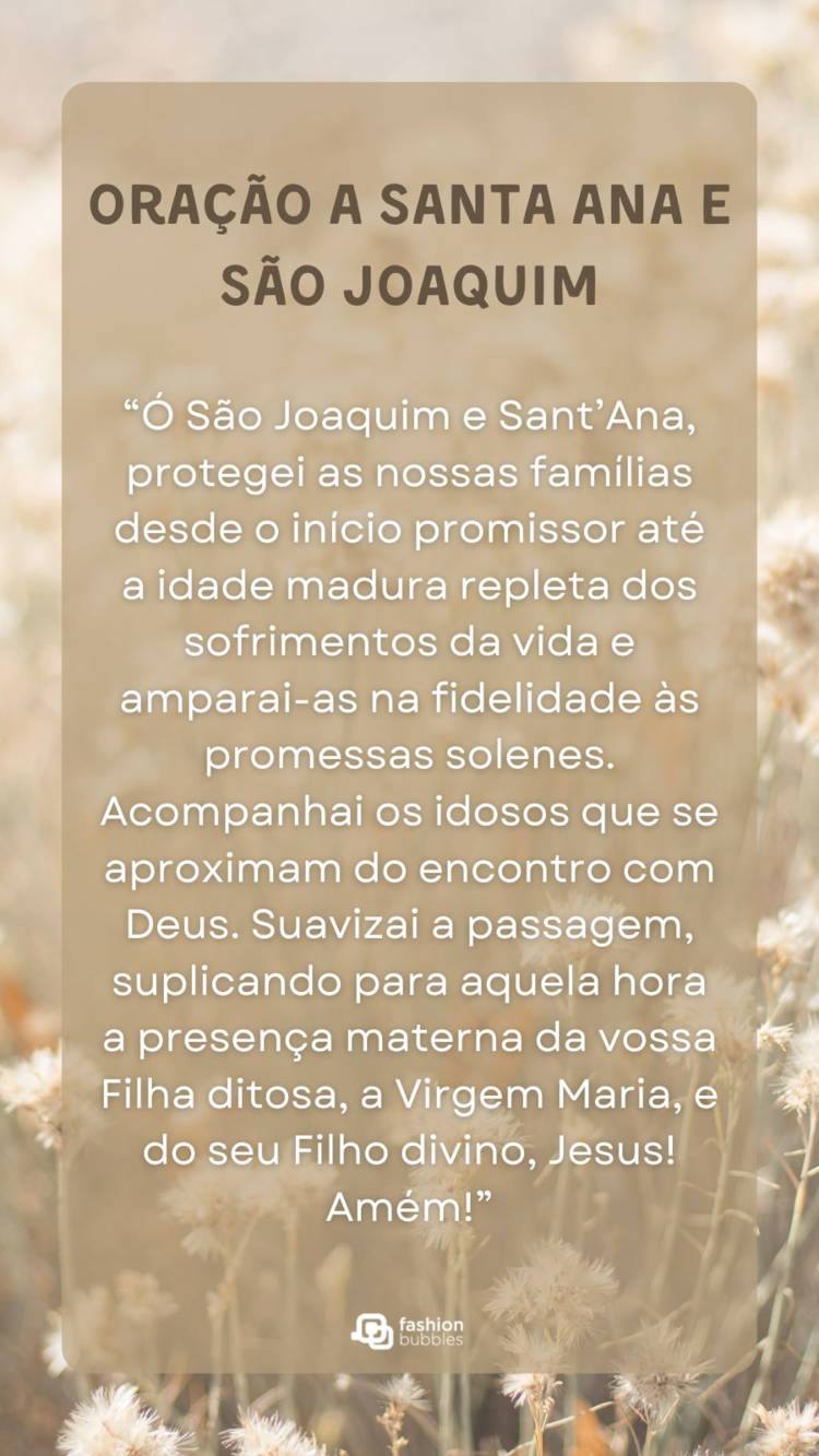 Oração a Santa Ana e São Joaquim: Santo do Dia